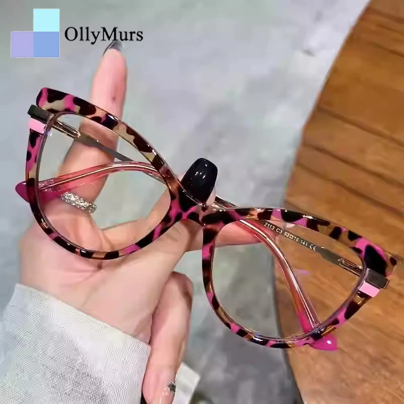 OLLYMURS Fashion Cat Eye For Women Anti Blue Light Reading Glasses Myopia Hyperopia Adjustable Prescription Computer Eyeglasses
OLLYMURS Fashion Cat Eye For Women Anti Blue Light Reading Glasses Myopia Hyperopia Adjustable Prescription Computer Eyeglasses