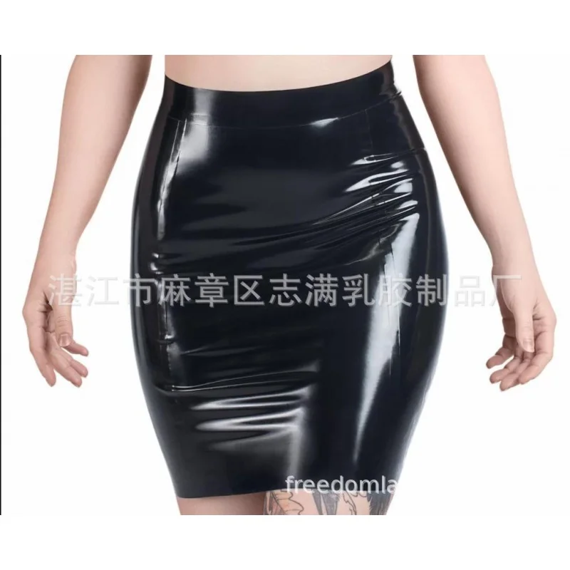 European and American Fashion Latex Skirt Sheath Tight Skirt Sexy Stage Performance and Catwalk Latex Clothing
European and American Fashion Latex Skirt Sheath Tight Skirt Sexy Stage Performance and Catwalk Latex Clothing