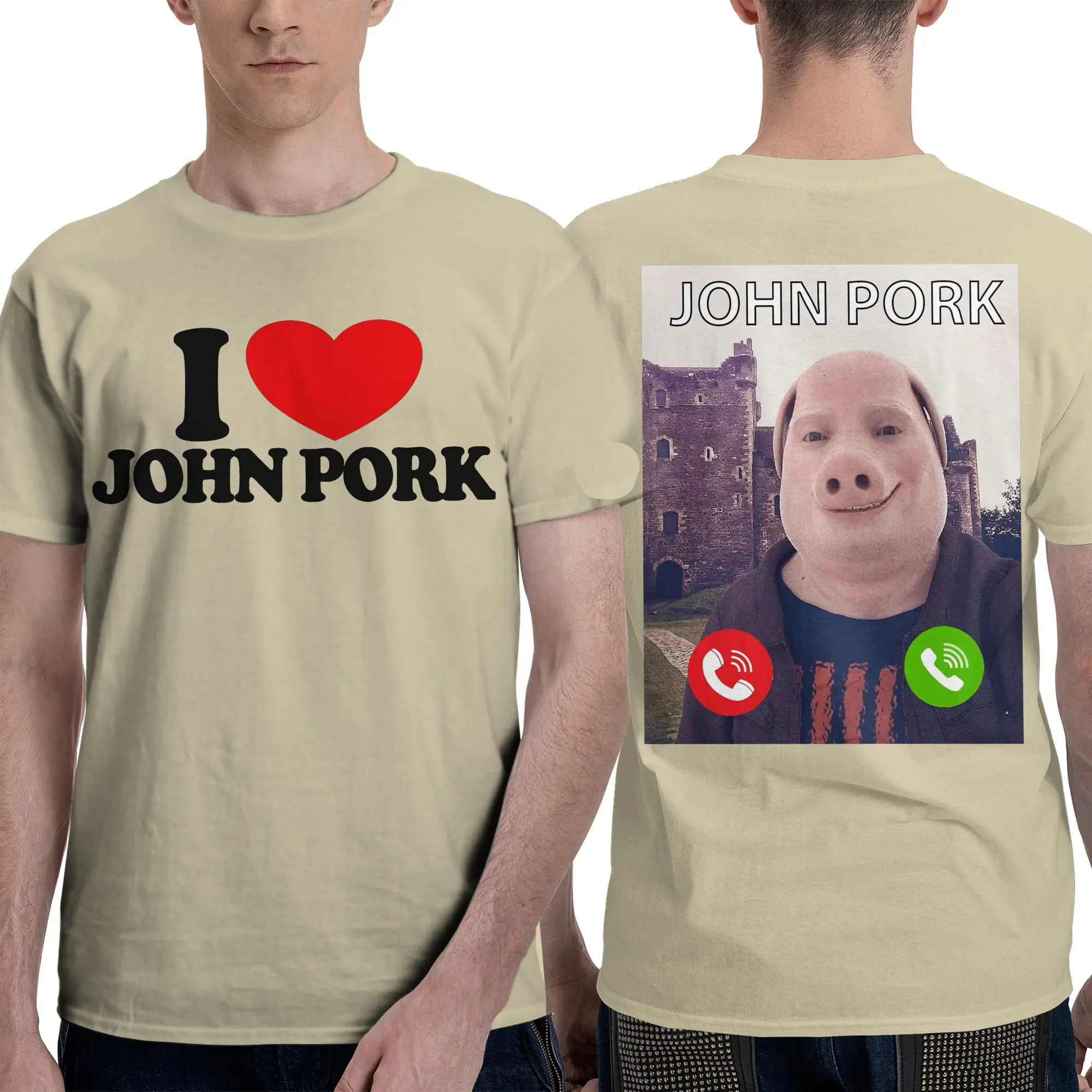 JOHN PORK IS CALLING забавные мужские футболки с мемами, футболка для отдыха, футболка с короткими рукавами и круглым вырезом, хлопковая одежда больших размеров
JOHN PORK IS CALLING забавные мужские футболки с мемами, футболка для отдыха, футболка с короткими рукавами и круглым вырезом, хлопковая одежда больших размеров