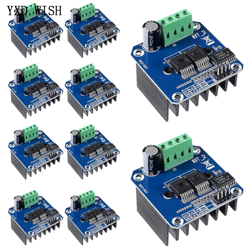 10 шт. BTS7960 43A H-мостовой модуль драйвера двигателя высокой мощности DIY умный автомобиль робот полупроводниковый двигатель холодильного двигателя плата драйвера
10 шт. BTS7960 43A H-мостовой модуль драйвера двигателя высокой мощности DIY умный автомобиль робот полупроводниковый двигатель холодильного двигателя плата драйвера