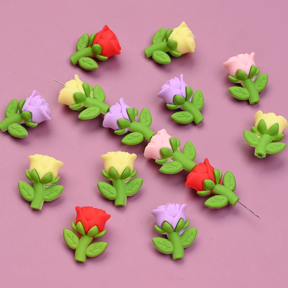 4Pcs Silicone Beads 4color Flower BPA Free Food Grade Silicone Bead For Pacifier Chain DIY Tether Bracelet Key Chain Jewelry
4Pcs Silicone Beads 4color Flower BPA Free Food Grade Silicone Bead For Pacifier Chain DIY Tether Bracelet Key Chain Jewelry