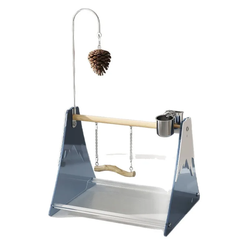 Bird station Xuanfeng monk parrot drinking water feeding can be washed tray wrought iron
Bird station Xuanfeng monk parrot drinking water feeding can be washed tray wrought iron