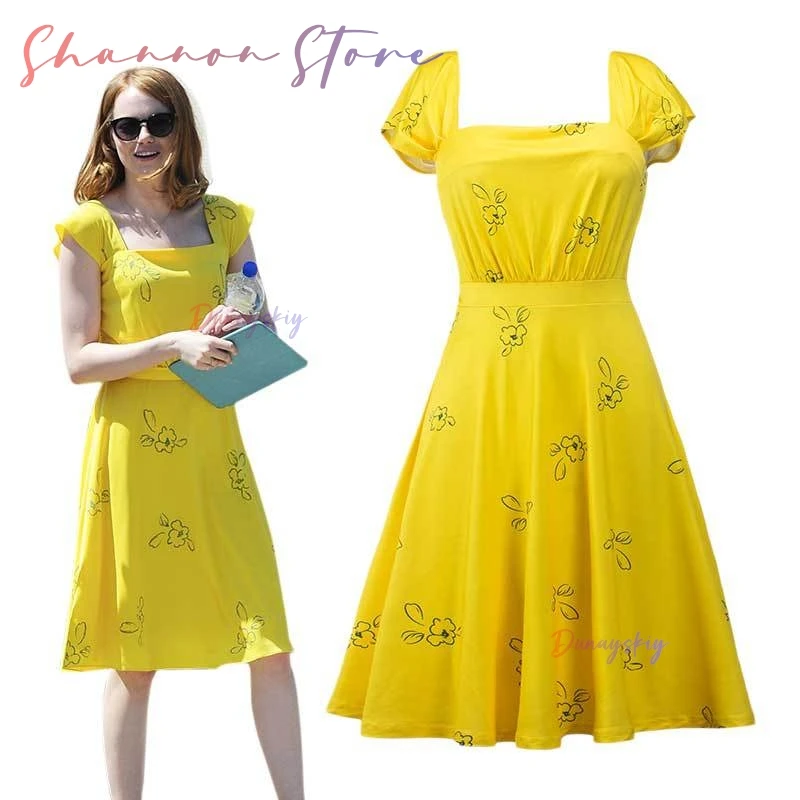 Movie La La Land Mia Cosplay Costume Summer Yellow Sleeveless Dress Halloween Carnival Comic Con Party Costume
Movie La La Land Mia Cosplay Costume Summer Yellow Sleeveless Dress Halloween Carnival Comic Con Party Costume