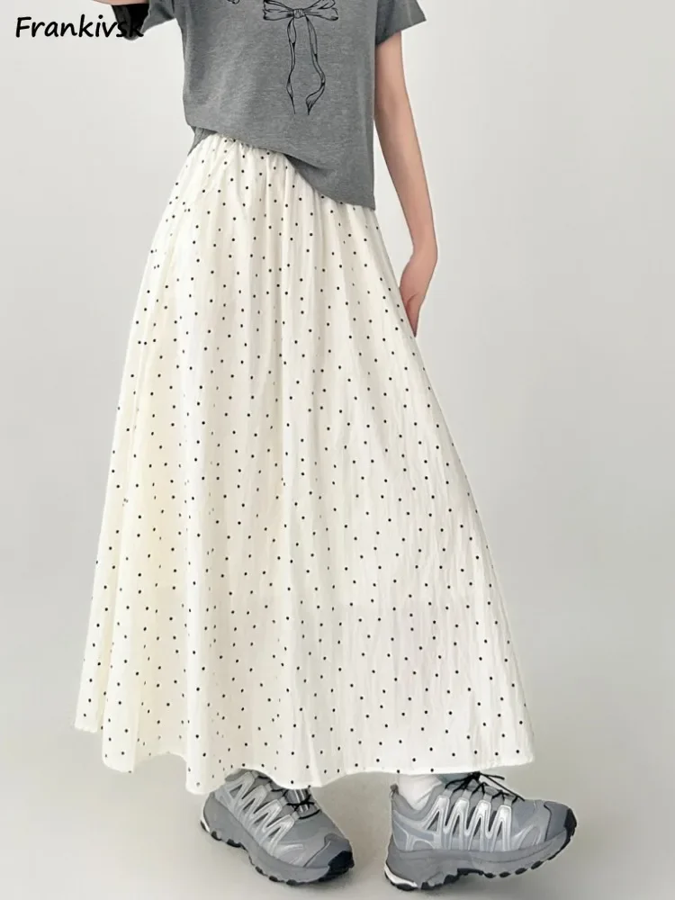 Skirts Women Dot Korean Preppy Style Chic Temperament Streetwear Mid-calf Basic Stylish Aesthetic Tender A-line Autumn Youthful
Skirts Women Dot Korean Preppy Style Chic Temperament Streetwear Mid-calf Basic Stylish Aesthetic Tender A-line Autumn Youthful