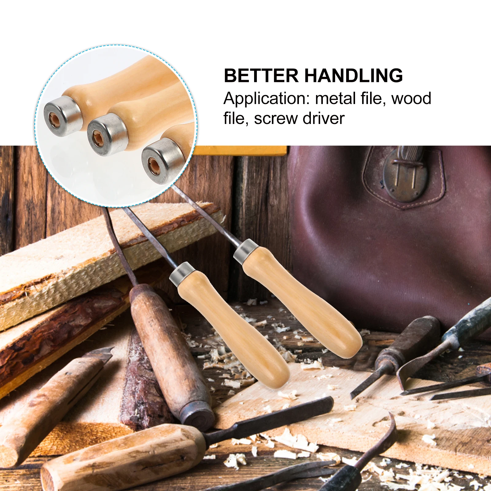 5 Pcs File Handle Wooden for Tool Workshop Equipment Pen Woodworking DIY Tools Accessories Rasp Metal Handles
5 Pcs File Handle Wooden for Tool Workshop Equipment Pen Woodworking DIY Tools Accessories Rasp Metal Handles