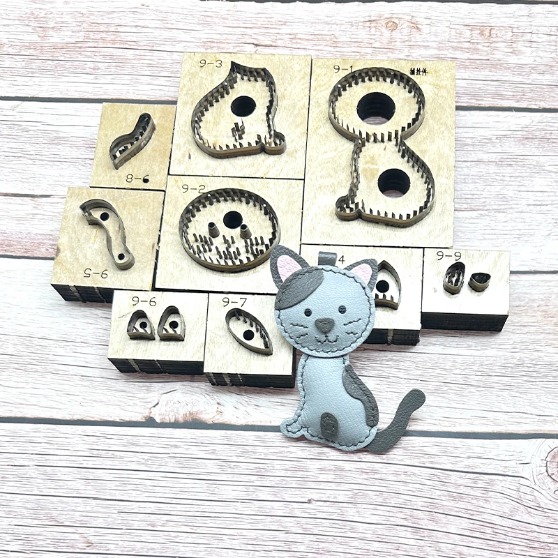 Cat Key pendant cat bag hanging ornament cutting mold Manual leather cutting tool die leather tools sew
Cat Key pendant cat bag hanging ornament cutting mold Manual leather cutting tool die leather tools sew