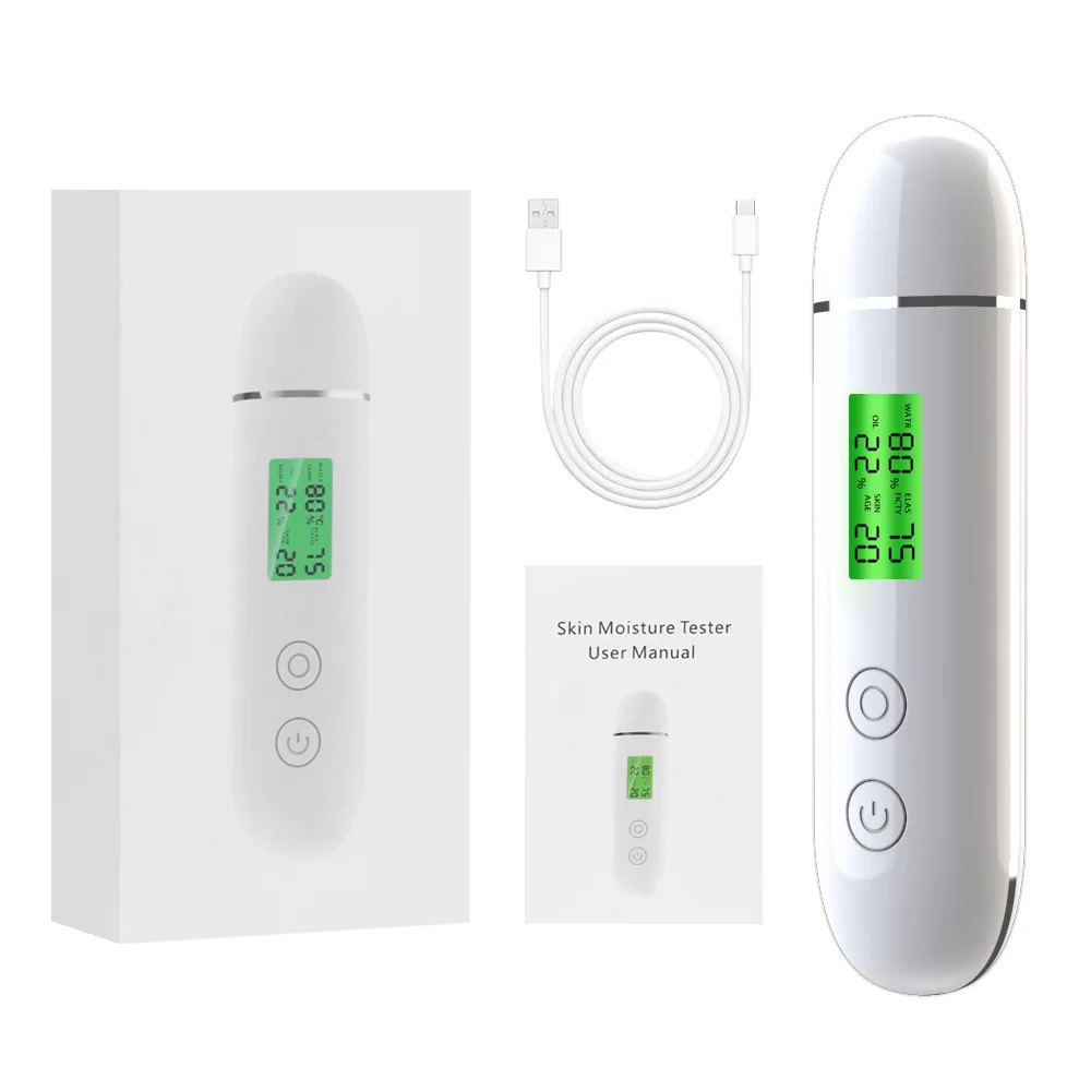 Skin Hydration Tester Monitor - Professional Portable Digital Corneometer Facial Moisture Analyzer Meter Tools
Skin Hydration Tester Monitor - Professional Portable Digital Corneometer Facial Moisture Analyzer Meter Tools