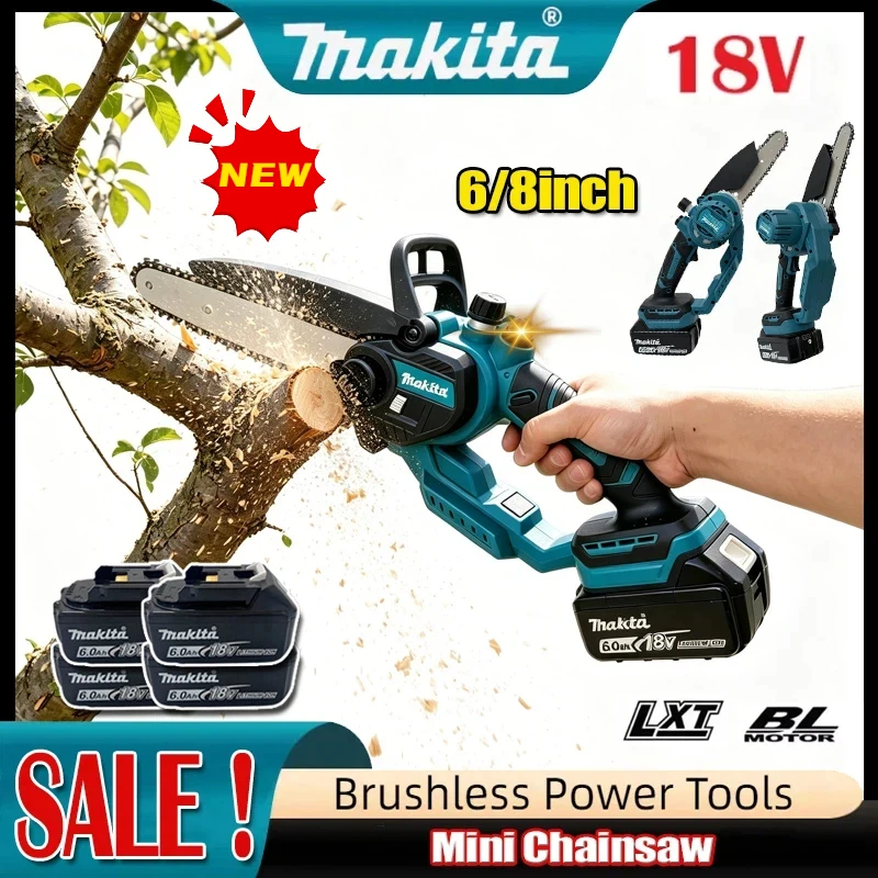 Makita Brushless Mini Chainsaw Portable Cordless Electric Chain Saw For Garden Branch Cutting Wood Pruning
Makita Brushless Mini Chainsaw Portable Cordless Electric Chain Saw For Garden Branch Cutting Wood Pruning
