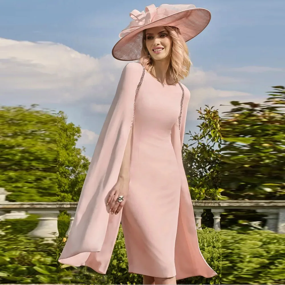 Индивидуальные светло-розовые платья для матери невесты с короткими рукавами, расшитые бисером, для свадебных гостей, элегантные вечерние платья-футляр
Индивидуальные светло-розовые платья для матери невесты с короткими рукавами, расшитые бисером, для свадебных гостей, элегантные вечерние платья-футляр