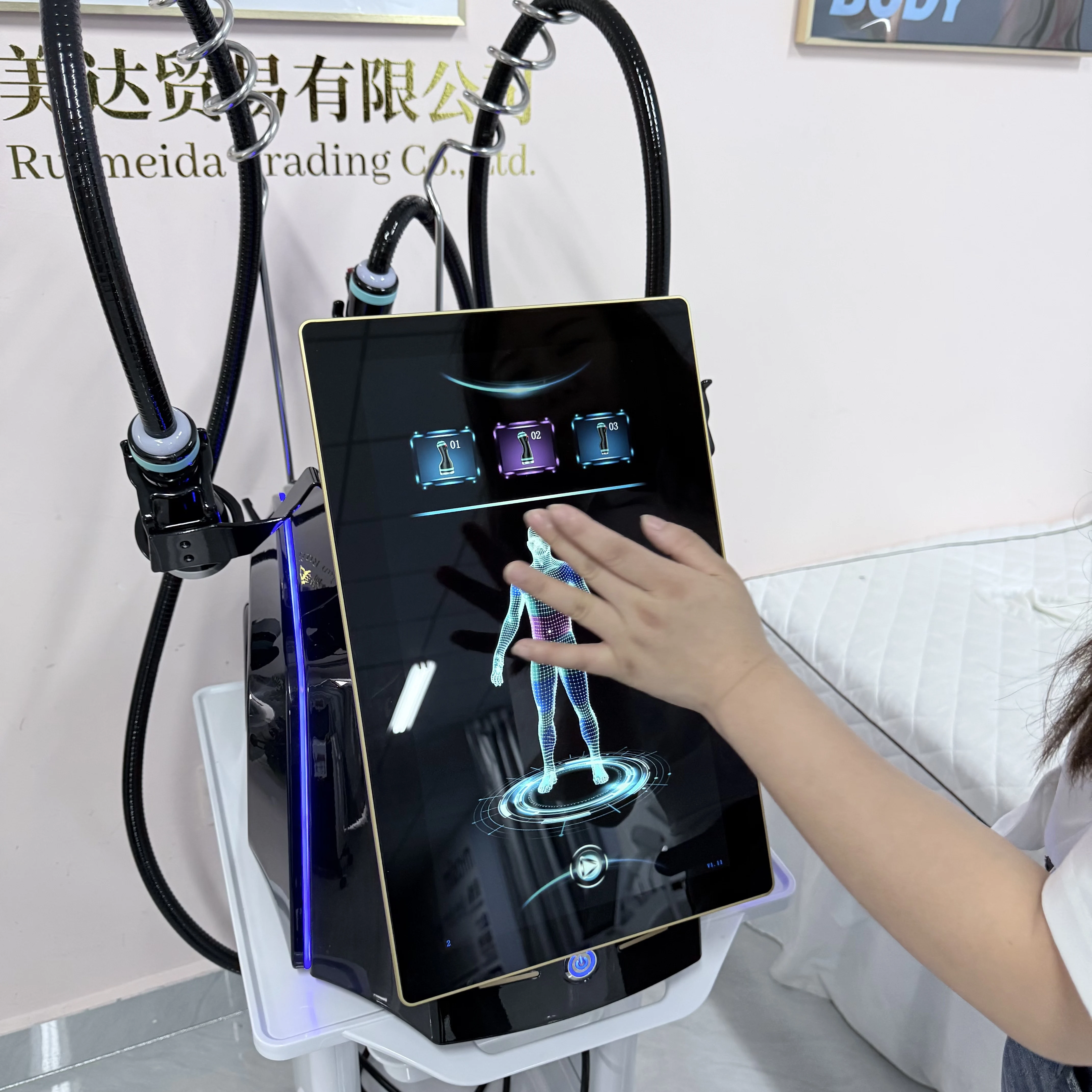 Professional Cold Wave Body Contouring Machine 3 Handles 3mm 7mm 15mm RF Microwave Technology Skin Rejuvenation Beauty Equipment
Professional Cold Wave Body Contouring Machine 3 Handles 3mm 7mm 15mm RF Microwave Technology Skin Rejuvenation Beauty Equipment