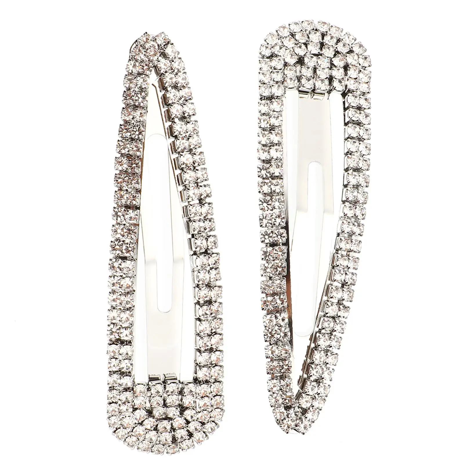 2 Pcs Rhinestone Hair Clip Silver Crystal Decorative Snap Clips for Women Wedding Party Hair Accessories Headband
2 Pcs Rhinestone Hair Clip Silver Crystal Decorative Snap Clips for Women Wedding Party Hair Accessories Headband