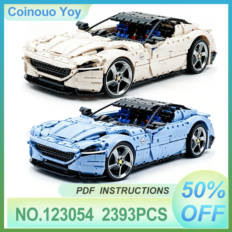 Customizable New MOC-123054 Classic Super Sports Hypercar Model Compatible 42143 Buidling Brick Puzzle DIY Toy Birthday Gift Kid
Customizable New MOC-123054 Classic Super Sports Hypercar Model Compatible 42143 Buidling Brick Puzzle DIY Toy Birthday Gift Kid