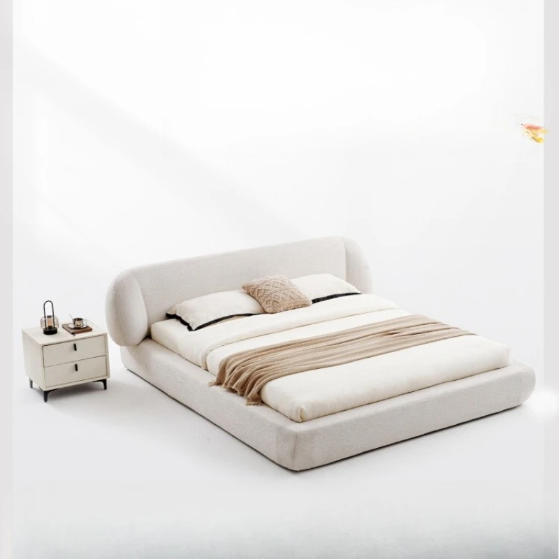 New Cotton and Linen Embrace Bed for Girls Simple and Modern Fabric Bed for Master French Double Bed 180x200 Cama Bedroom,
New Cotton and Linen Embrace Bed for Girls Simple and Modern Fabric Bed for Master French Double Bed 180x200 Cama Bedroom,