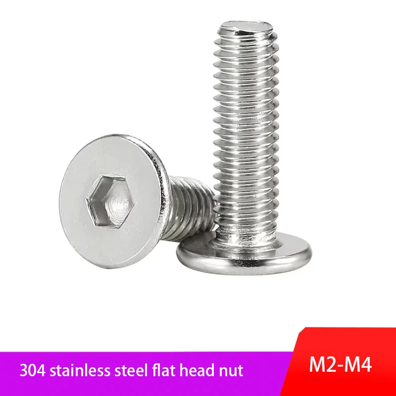 1-100Pcs M2 M2.5 M3 M4 M5 M6 M8 304 Stainless Steel Hex Hexagon Socket Ultra Thin Low Flat Wafer Allen Head Screw Bolt
1-100Pcs M2 M2.5 M3 M4 M5 M6 M8 304 Stainless Steel Hex Hexagon Socket Ultra Thin Low Flat Wafer Allen Head Screw Bolt