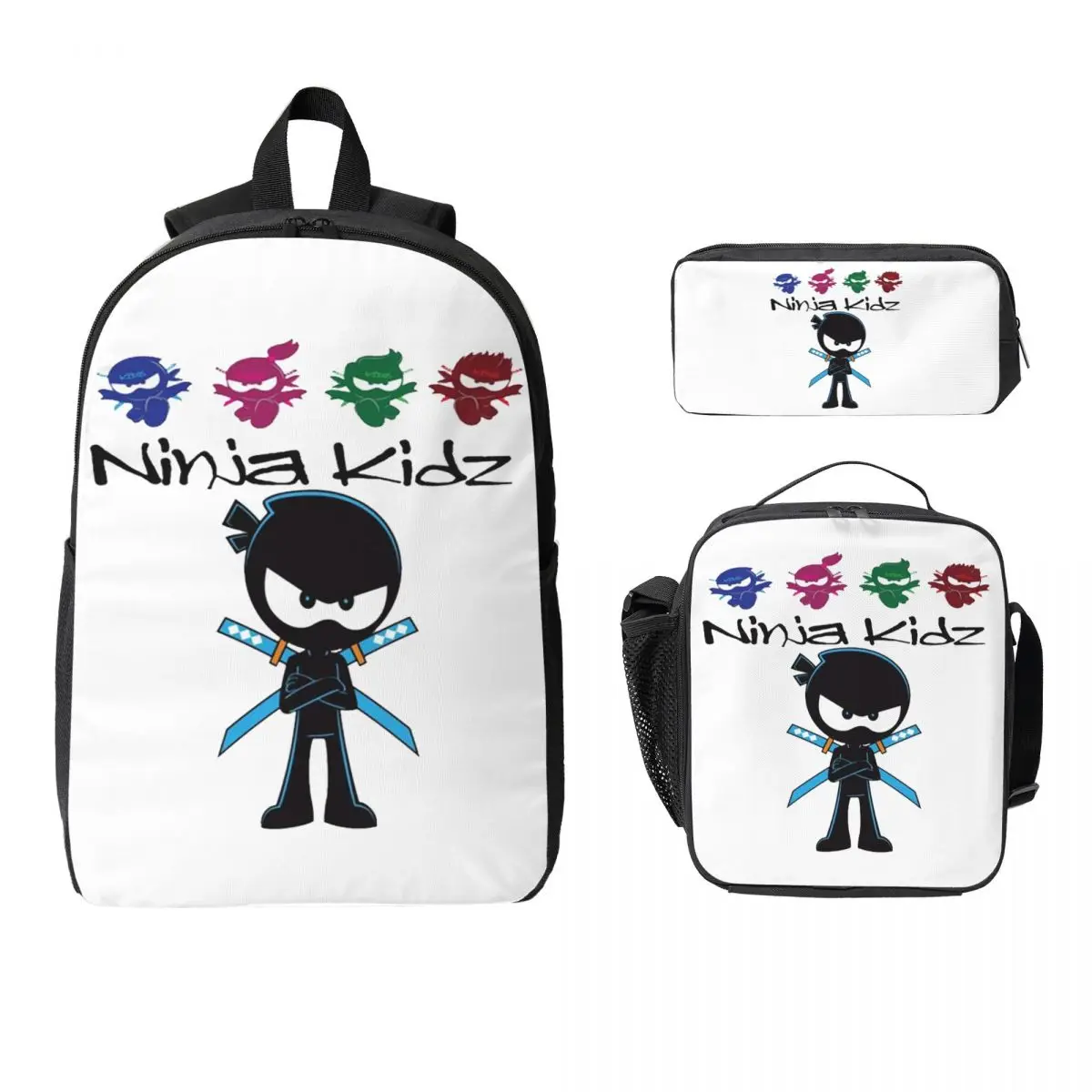 Ninja Kidz Backpack Student Boys Girls BookBag School Bag Laptop Shoulder Bags 3ps Insulated Lunch Bag Pencil Case
Ninja Kidz Backpack Student Boys Girls BookBag School Bag Laptop Shoulder Bags 3ps Insulated Lunch Bag Pencil Case