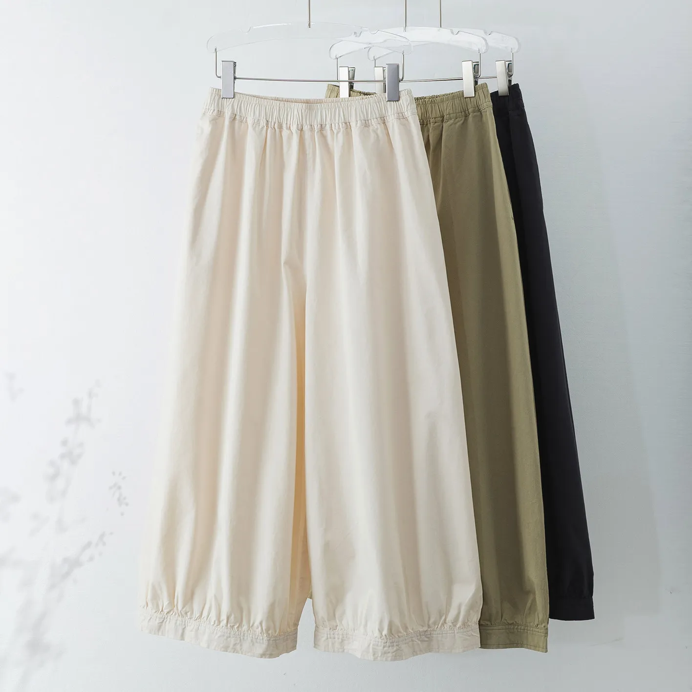 Dave&di Twill Silk Cotton Lantern Pants In Large Size Extra Loose Flesh Blocking Slimming Elastic Waistband Drawstring Wide
Dave&di Twill Silk Cotton Lantern Pants In Large Size Extra Loose Flesh Blocking Slimming Elastic Waistband Drawstring Wide