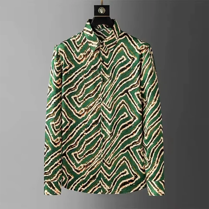 Men's Fashion Casual Printed Shirt, Men's Casual Fashion Shirt Top, Long-sleeved Collar Shirt
Men's Fashion Casual Printed Shirt, Men's Casual Fashion Shirt Top, Long-sleeved Collar Shirt