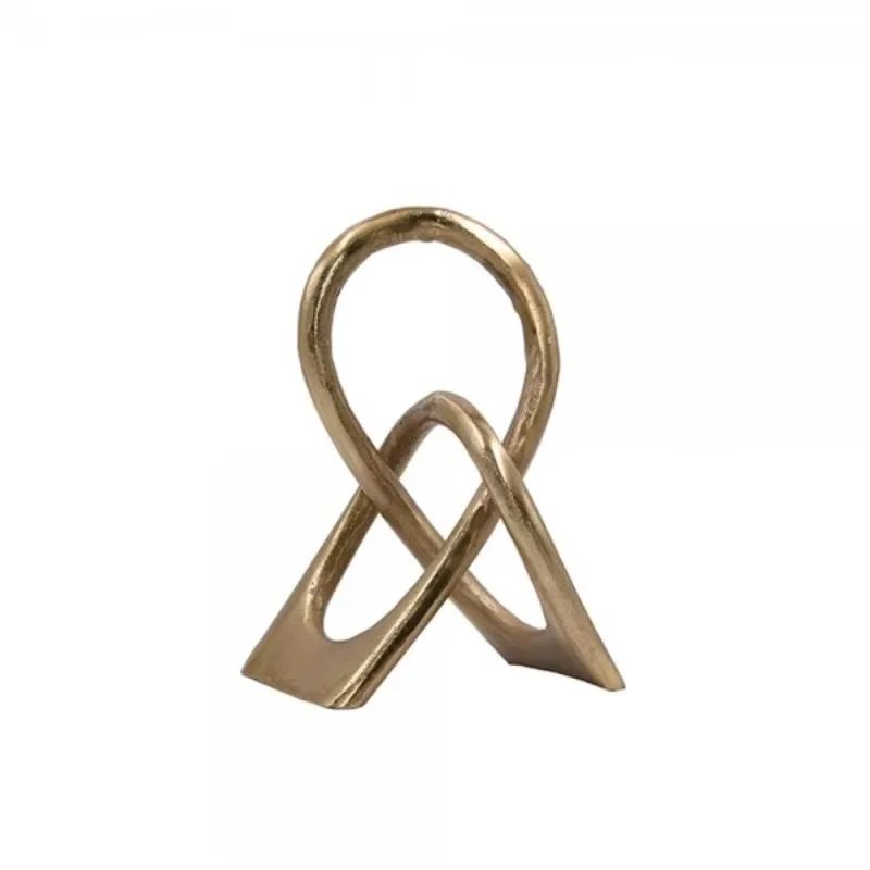 Living Room Ornament Dining Table Sculpture Resin Knot Shape Metal Brass Finished Craft Counter Ornament Sculpture
Living Room Ornament Dining Table Sculpture Resin Knot Shape Metal Brass Finished Craft Counter Ornament Sculpture