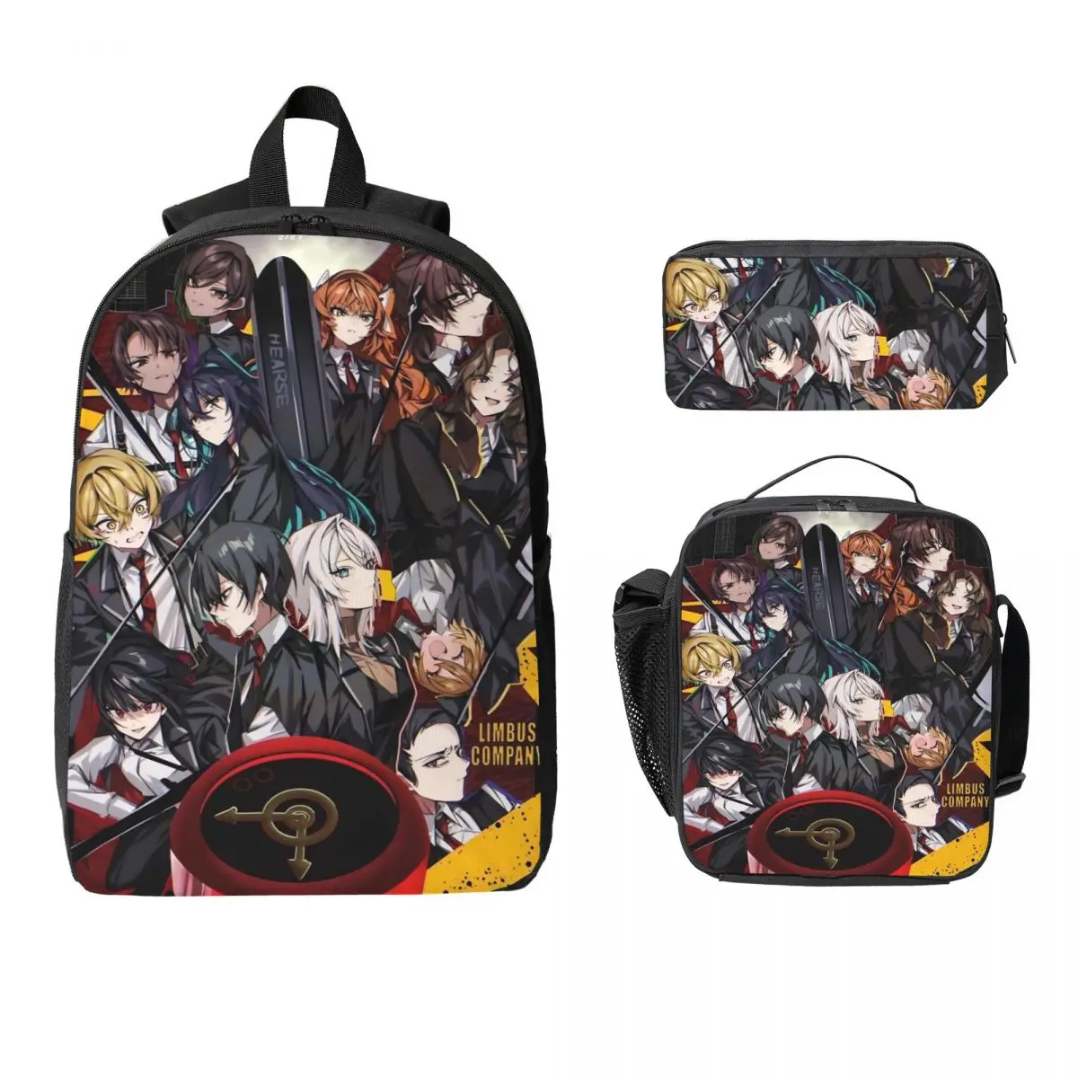3Pcs Limbus Company Games School bags Set for Children Pen Bags Backpack Sets with Lunch Box For School Students Daypack
3Pcs Limbus Company Games School bags Set for Children Pen Bags Backpack Sets with Lunch Box For School Students Daypack