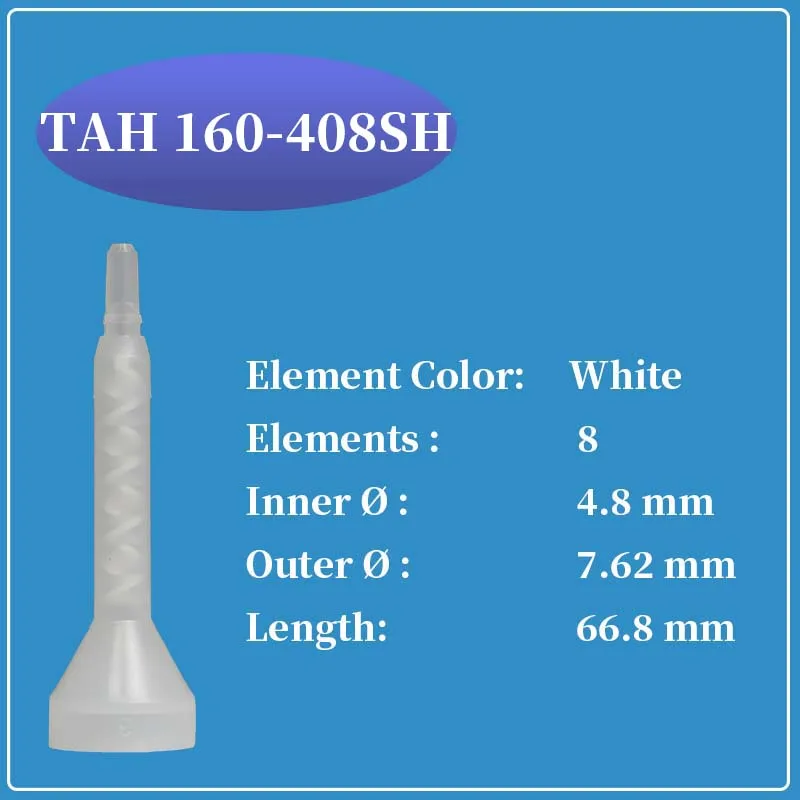статический миксер Nordson EFD TAH 160-408SH Slip Luer, используемый для смешивания двухкомпонентных клеев, 100 шт.
статический миксер Nordson EFD TAH 160-408SH Slip Luer, используемый для смешивания двухкомпонентных клеев, 100 шт.
