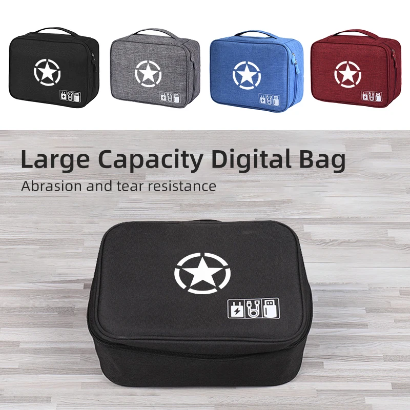Car Accessories Digital Organizer Waterproof Data Cable Storage Bag For Jeep Renegade Compass Grand-Cherokee Wrangler Wrangler-J
Car Accessories Digital Organizer Waterproof Data Cable Storage Bag For Jeep Renegade Compass Grand-Cherokee Wrangler Wrangler-J