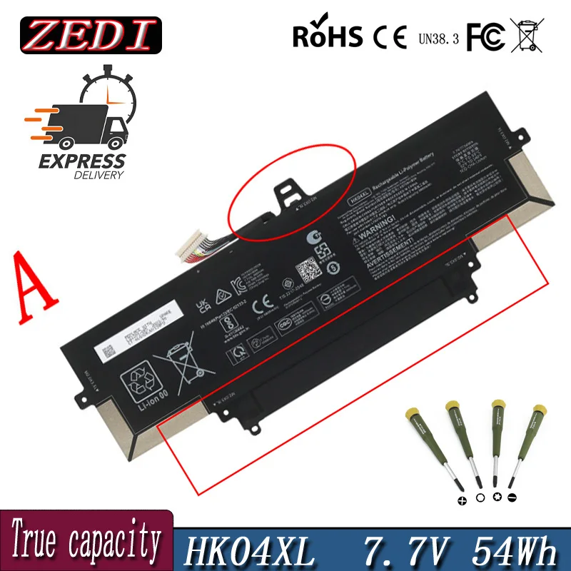 ZEDI New HK04XL Laptop Battery For HP EliteBook x360 1030 G7 1030 G8 1040 G7 1040 G8 Series L84352-005 L82391-005 HSTNN-IB9H
ZEDI New HK04XL Laptop Battery For HP EliteBook x360 1030 G7 1030 G8 1040 G7 1040 G8 Series L84352-005 L82391-005 HSTNN-IB9H