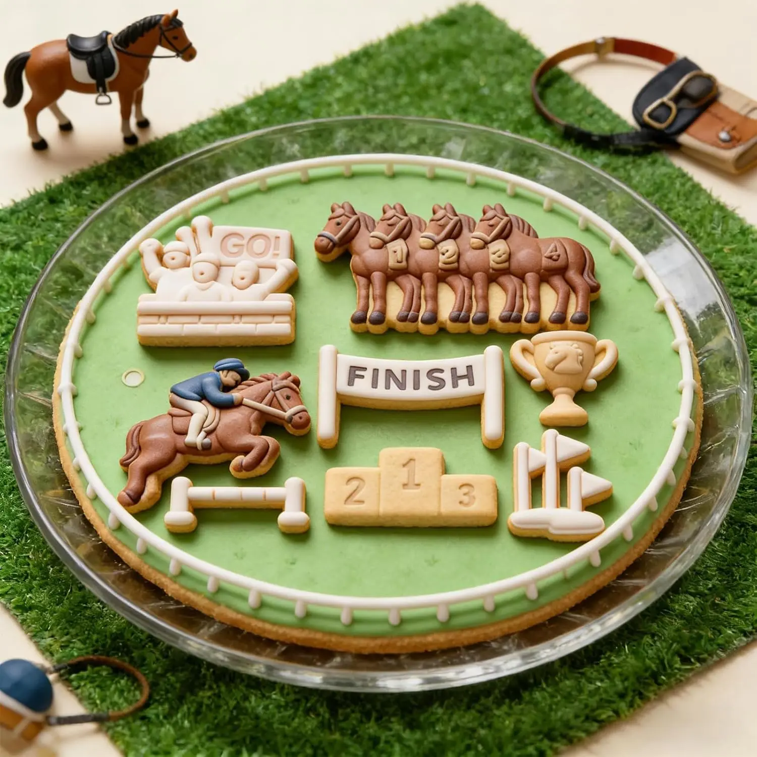 Silicone Horse Racing Theme Molds 8 Cavity Jockey Podium Trophy Finish Line Chocolate Molds for Candy Cookie Cake Decoration
Silicone Horse Racing Theme Molds 8 Cavity Jockey Podium Trophy Finish Line Chocolate Molds for Candy Cookie Cake Decoration