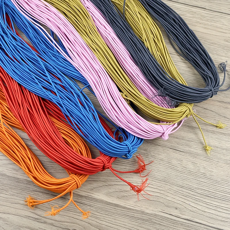 45/90M 2mm Color Braided Elastic Rope Hat String Cords Hairwear Round Rubber Cord Clothes Shoes Stretch Ropes DIY Craft Material
45/90M 2mm Color Braided Elastic Rope Hat String Cords Hairwear Round Rubber Cord Clothes Shoes Stretch Ropes DIY Craft Material