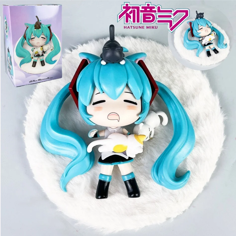 Новое аниме Хацунэ Мику Q версия ручной работы спящие фигурки ПВХ модель украшения анимация мода игра подарок девушка орнамент 
Новое аниме Хацунэ Мику Q версия ручной работы спящие фигурки ПВХ модель украшения анимация мода игра подарок девушка орнамент