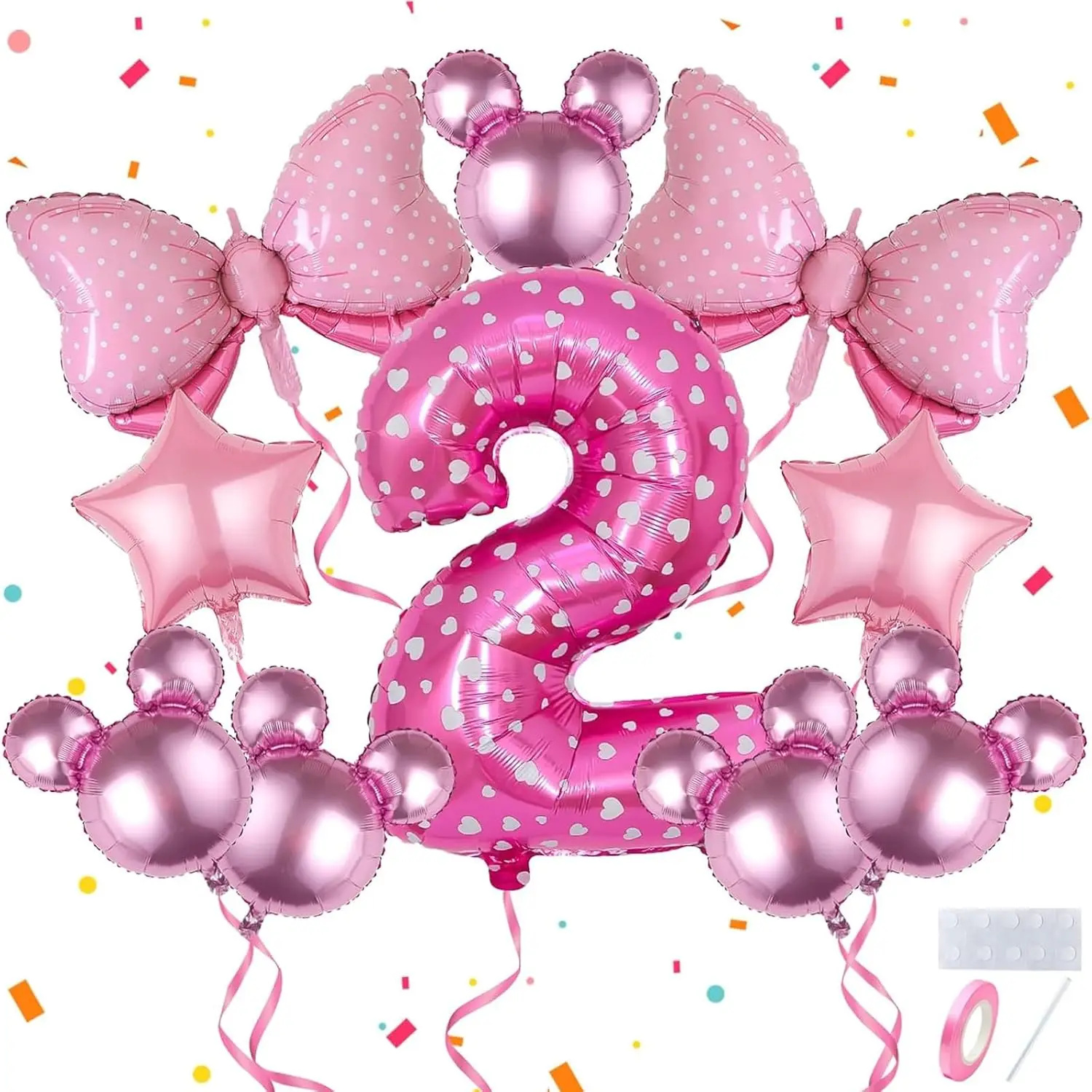 Pink Birthday 2 Years Old Girl Mouse Balloon Decorations Party Birthday Girl Pink Number Balloons Home Decoration Party Supplies
Pink Birthday 2 Years Old Girl Mouse Balloon Decorations Party Birthday Girl Pink Number Balloons Home Decoration Party Supplies