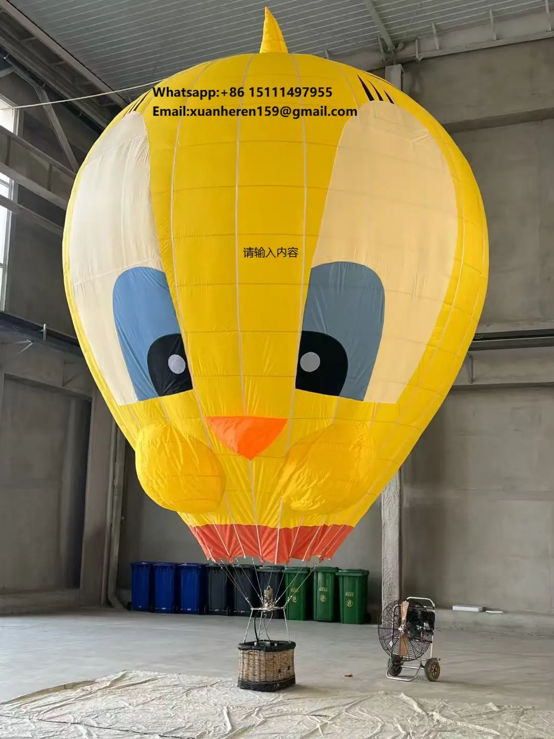 Zhongsheng ZS-7 Alien-shaped Manned Mini Remote-Controlled Hot Air Balloons Nomex Material 21m*17m Size
Zhongsheng ZS-7 Alien-shaped Manned Mini Remote-Controlled Hot Air Balloons Nomex Material 21m*17m Size