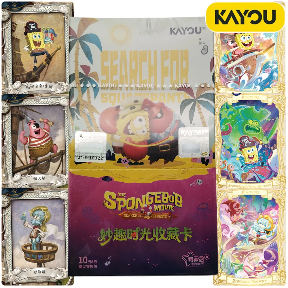 Original Kayou SpongeBob SquarePants Collection Card American Classic Comedy Animation Movie Cartoon Star Limited Card Fun Toy
Original Kayou SpongeBob SquarePants Collection Card American Classic Comedy Animation Movie Cartoon Star Limited Card Fun Toy