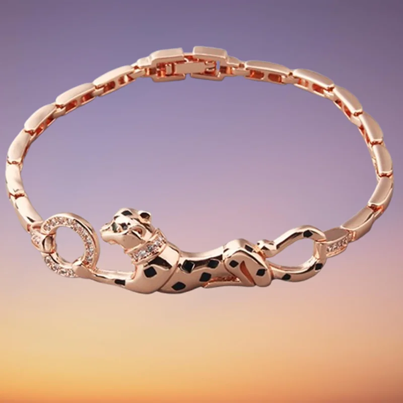 New BLack Spots Leopard Charm Chain Bracelet Zirconia Stone Animal Panther Women Men Designer Copper Jewelry
New BLack Spots Leopard Charm Chain Bracelet Zirconia Stone Animal Panther Women Men Designer Copper Jewelry