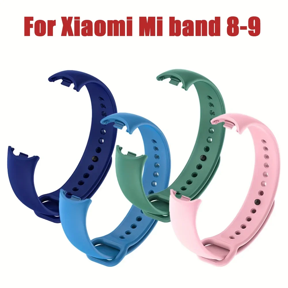 Спортивный ремешок для Xiaomi Mi Band 8-8 NFC, сменный силиконовый браслет miband 9/8, водонепроницаемые ремешки для часов, аксессуары для умных mi Band 9
Спортивный ремешок для Xiaomi Mi Band 8-8 NFC, сменный силиконовый браслет miband 9/8, водонепроницаемые ремешки для часов, аксессуары для умных mi Band 9