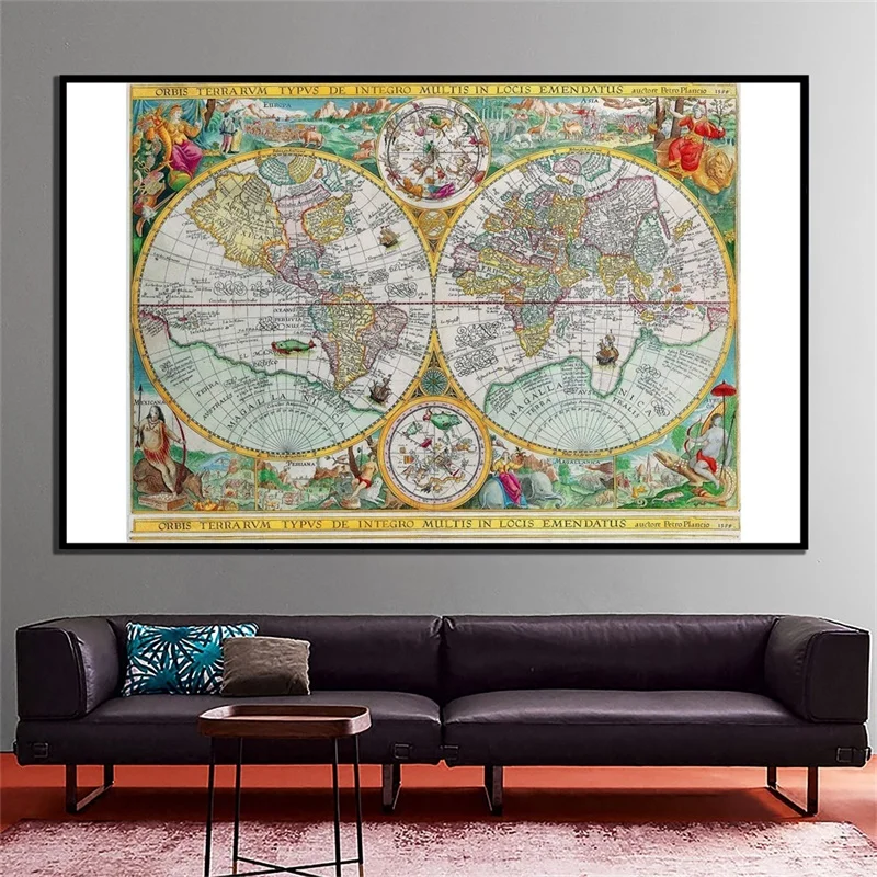 Винтажная карта мира 225*150 см, холст, фоновая картина, классная настенная живопись, большой постер без рамы, принт, офисные принадлежности, домашний декор
Винтажная карта мира 225*150 см, холст, фоновая картина, классная настенная живопись, большой постер без рамы, принт, офисные принадлежности, домашний декор