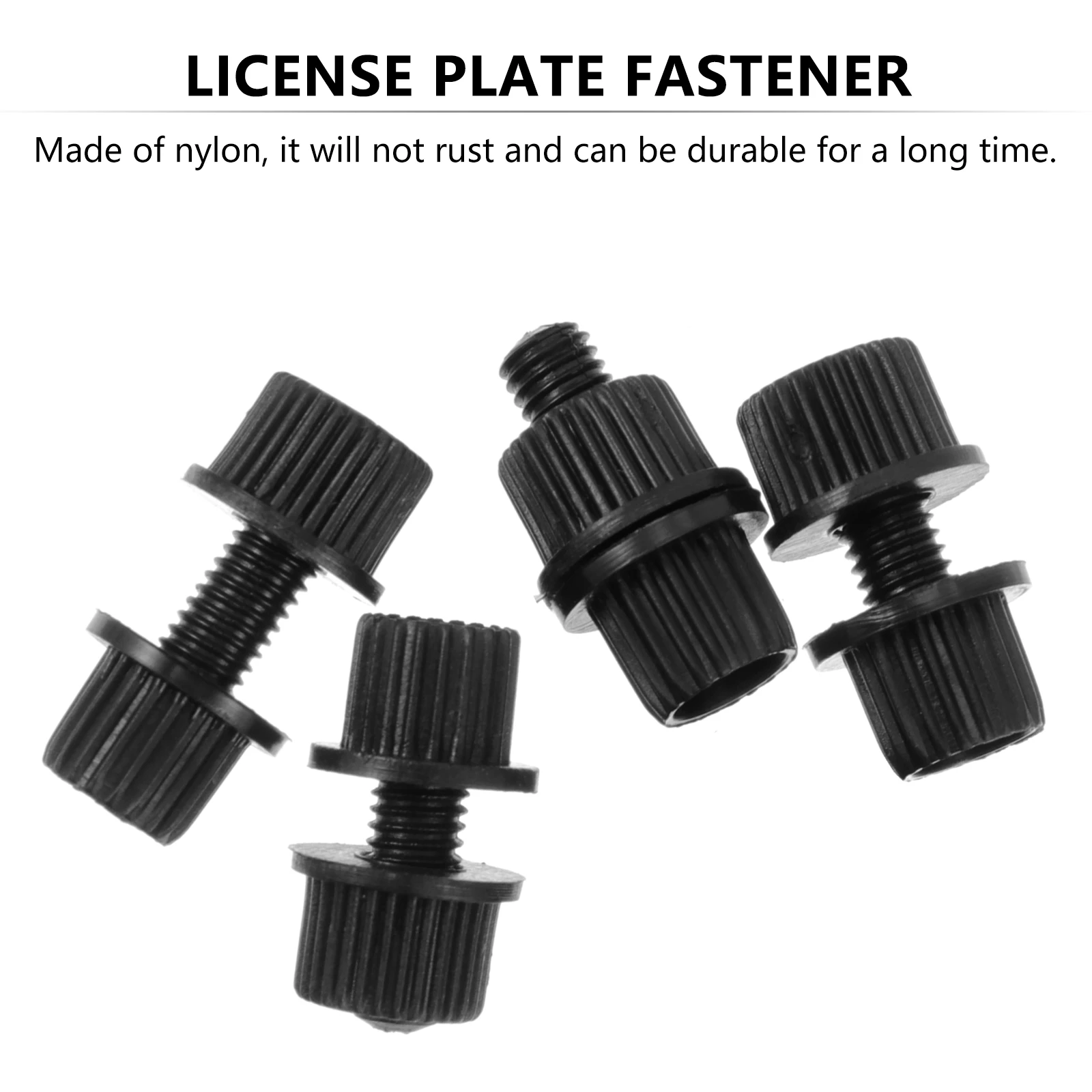4pcs Anti Rust License Plate Screws Black Decorative Retainer Car Hardware Durability Fastener Motorcycle Frame Bolt
4pcs Anti Rust License Plate Screws Black Decorative Retainer Car Hardware Durability Fastener Motorcycle Frame Bolt