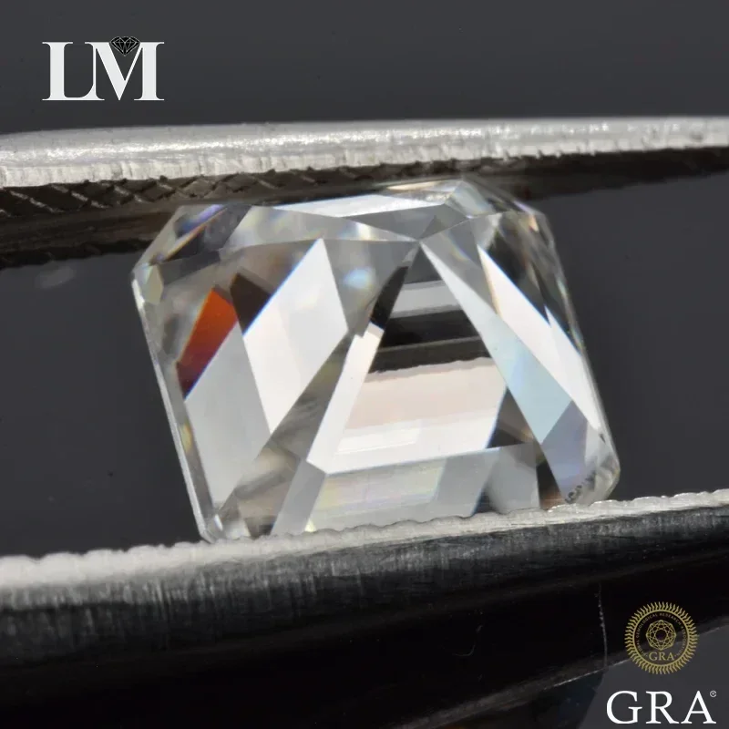 Top Moissanite Loose Stone Asscher Cut D VVS1 Advanced Jewelry Rings Ear Material Pass Diamond Tester with GRA Certificat
Top Moissanite Loose Stone Asscher Cut D VVS1 Advanced Jewelry Rings Ear Material Pass Diamond Tester with GRA Certificat