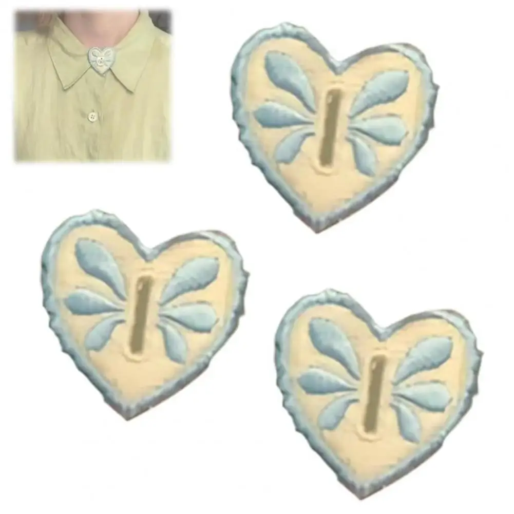 Heart Design Clothing Accessories Heart-shaped Button Covers for Diy Clothing Decorations Love Button Hooks Cute for Blouses
Heart Design Clothing Accessories Heart-shaped Button Covers for Diy Clothing Decorations Love Button Hooks Cute for Blouses
