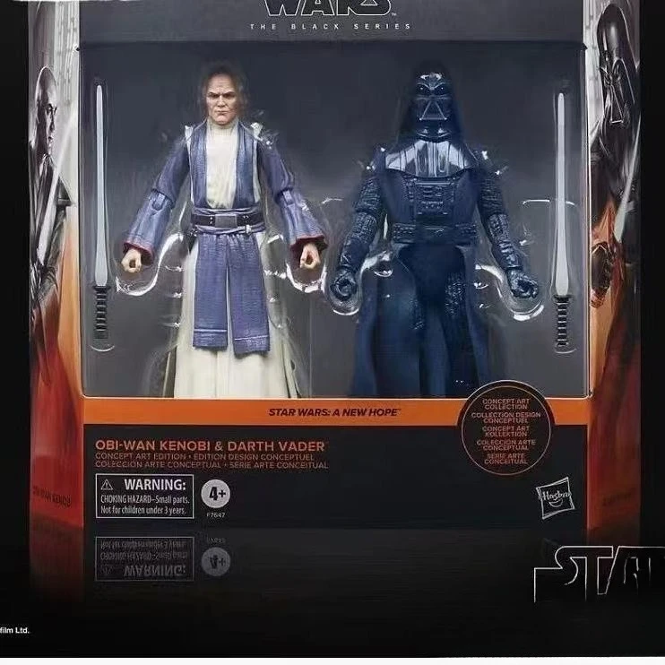 Hasbro Star Wars Limited 6-дюймовая концептуальная версия художника Bald Obi-Wan Darth Vader
Hasbro Star Wars Limited 6-дюймовая концептуальная версия художника Bald Obi-Wan Darth Vader