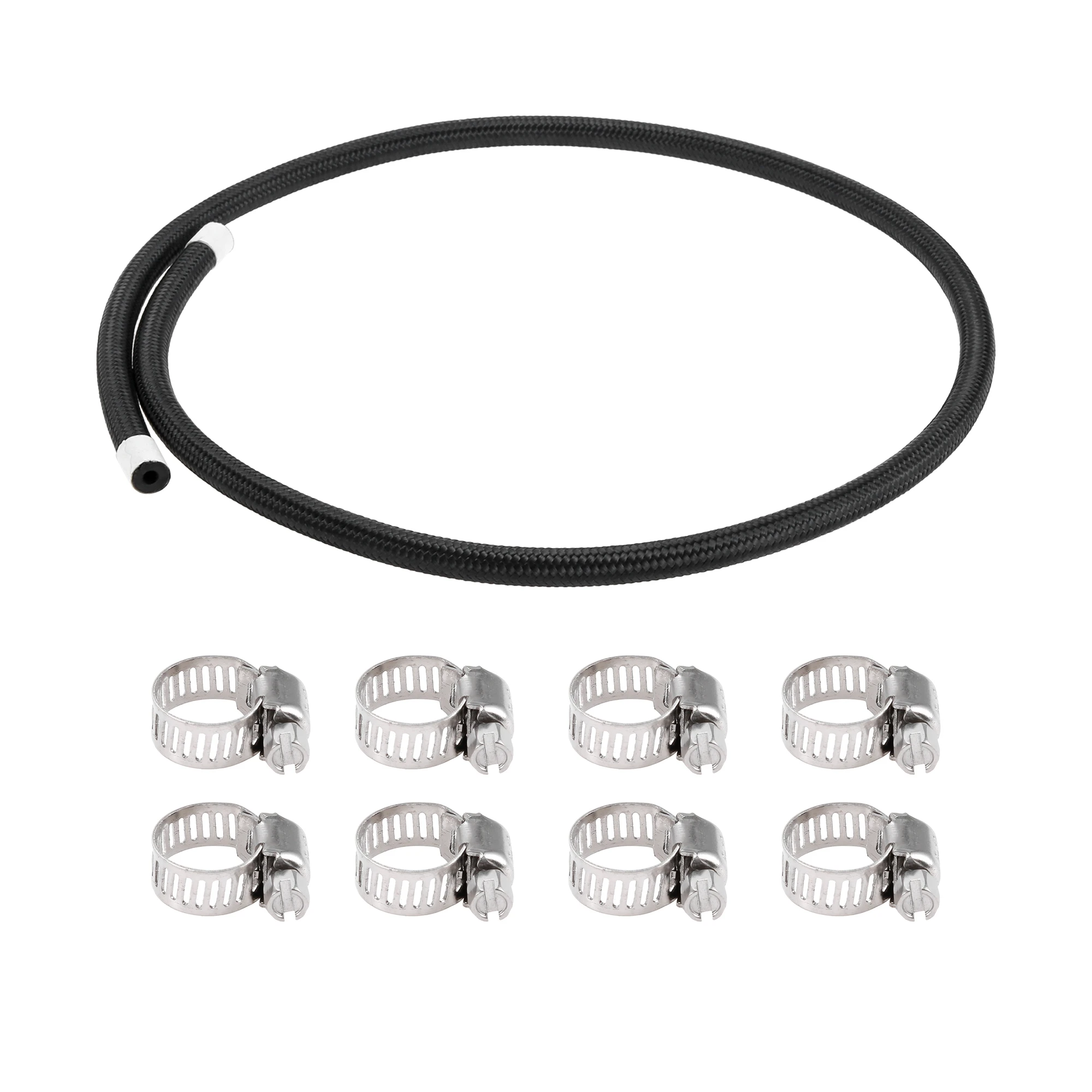 Комплект топливопровода UXCELL 1/8 дюйма, вакуумный шланг 3,28 фута, автомобильный топливный шланг с 8 зажимами
Комплект топливопровода UXCELL 1/8 дюйма, вакуумный шланг 3,28 фута, автомобильный топливный шланг с 8 зажимами