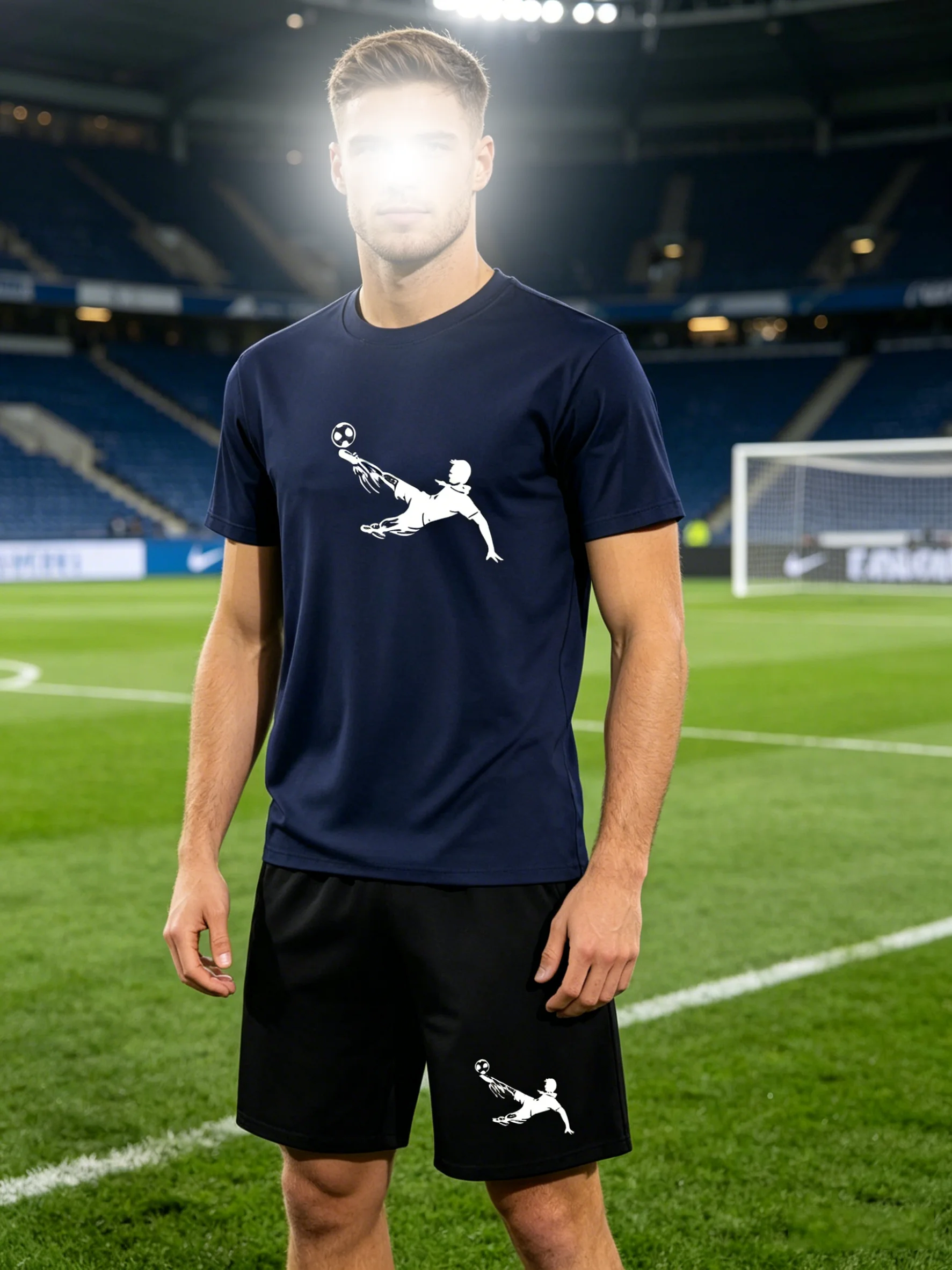 2 pcs Men's Summer Sports Suit Breathable Quick Dry Fitness Football Graphic T-shirt Shorts Mesh Clothes For Gym Man Daily Wear
2 pcs Men's Summer Sports Suit Breathable Quick Dry Fitness Football Graphic T-shirt Shorts Mesh Clothes For Gym Man Daily Wear