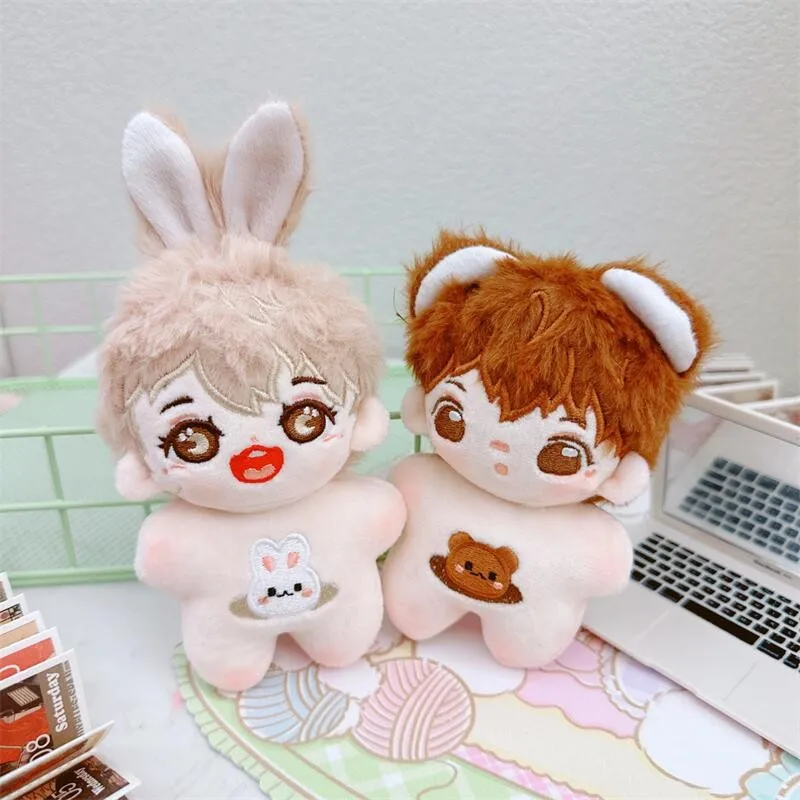 10cm Mini Kawaii Idol Bunny Bear Boy Doll Cute Naked Fat Body Baby No Attributes DIY Plush Cotton Doll Cartoon Soft Kids Toys
10cm Mini Kawaii Idol Bunny Bear Boy Doll Cute Naked Fat Body Baby No Attributes DIY Plush Cotton Doll Cartoon Soft Kids Toys
