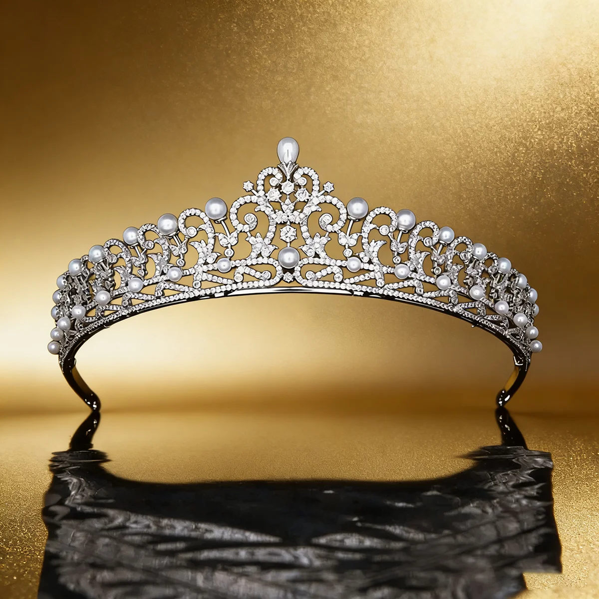 Zircon Pearl Bride Crown New Style Simple Generous Wedding Dress Tiaras Accessory Evening Banquet Birthday Beautiful Jewelry
Zircon Pearl Bride Crown New Style Simple Generous Wedding Dress Tiaras Accessory Evening Banquet Birthday Beautiful Jewelry