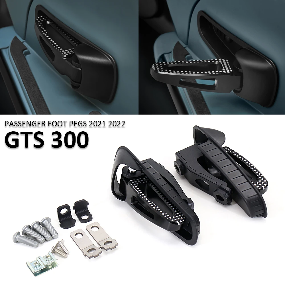 New GTS300 2021 2022 Foot Rests Pedals Rear Footrest aluminum Footpeg Passenger Pegs Motorcycle Accessories For Vespa GTS 300
New GTS300 2021 2022 Foot Rests Pedals Rear Footrest aluminum Footpeg Passenger Pegs Motorcycle Accessories For Vespa GTS 300