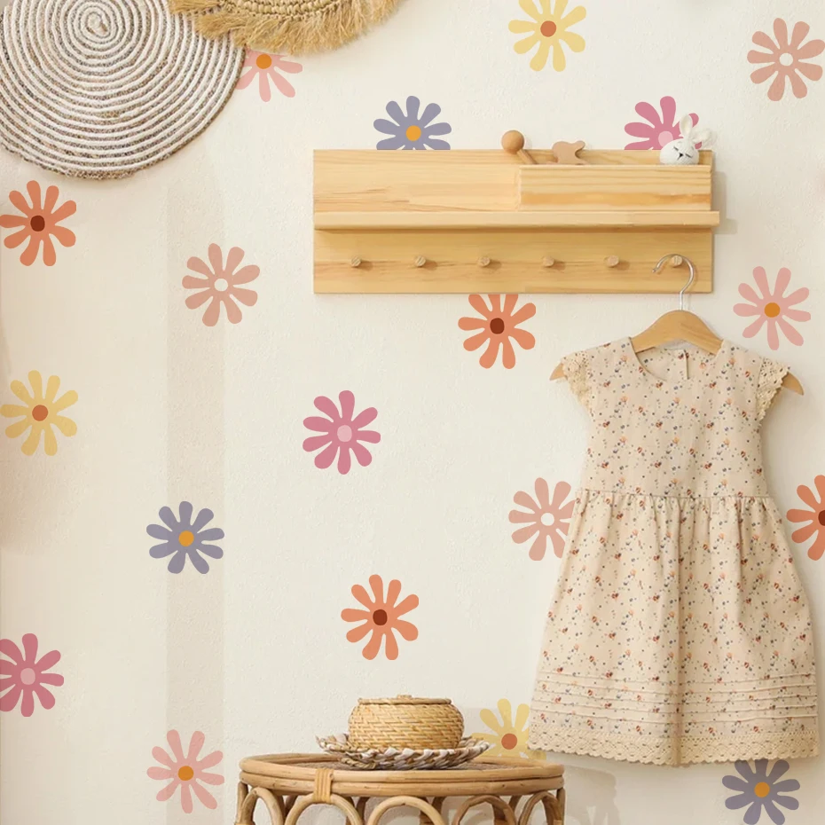 Boho Colorful Daisy Flowers Watercolor Wall Sticker PVC Vinyl Child Room Baby Kids Room Nursery Decoration Bedroom Home Decor
Boho Colorful Daisy Flowers Watercolor Wall Sticker PVC Vinyl Child Room Baby Kids Room Nursery Decoration Bedroom Home Decor
