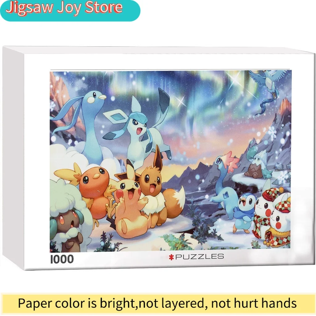 Рождественская головоломка с Пикачу и Иви (Покемон), бумажная, для дома, для взрослых и детей, развивающая игрушка для самостоятельного творчества
Рождественская головоломка с Пикачу и Иви (Покемон), бумажная, для дома, для взрослых и детей, развивающая игрушка для самостоятельного творчества