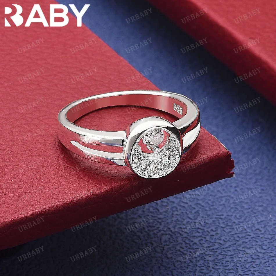 URBABY 925 Sterling Silver Size 7-10 Zircons Moon Ring Fashion Jewelry Vintage Grace Charm Noble Party Birthday Gifts
URBABY 925 Sterling Silver Size 7-10 Zircons Moon Ring Fashion Jewelry Vintage Grace Charm Noble Party Birthday Gifts