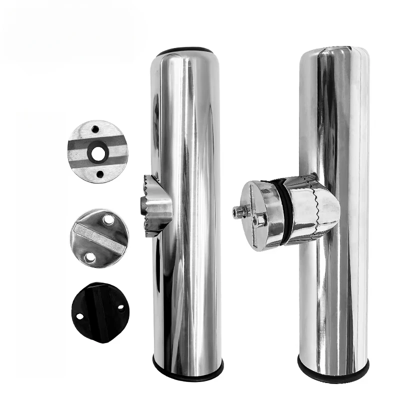 Fishing Equipment Stainless Steel Rod Holders Clamp on 360 Degree Adjustable Marine Hardware Fishing Rod Holder for Boat Rails
Fishing Equipment Stainless Steel Rod Holders Clamp on 360 Degree Adjustable Marine Hardware Fishing Rod Holder for Boat Rails