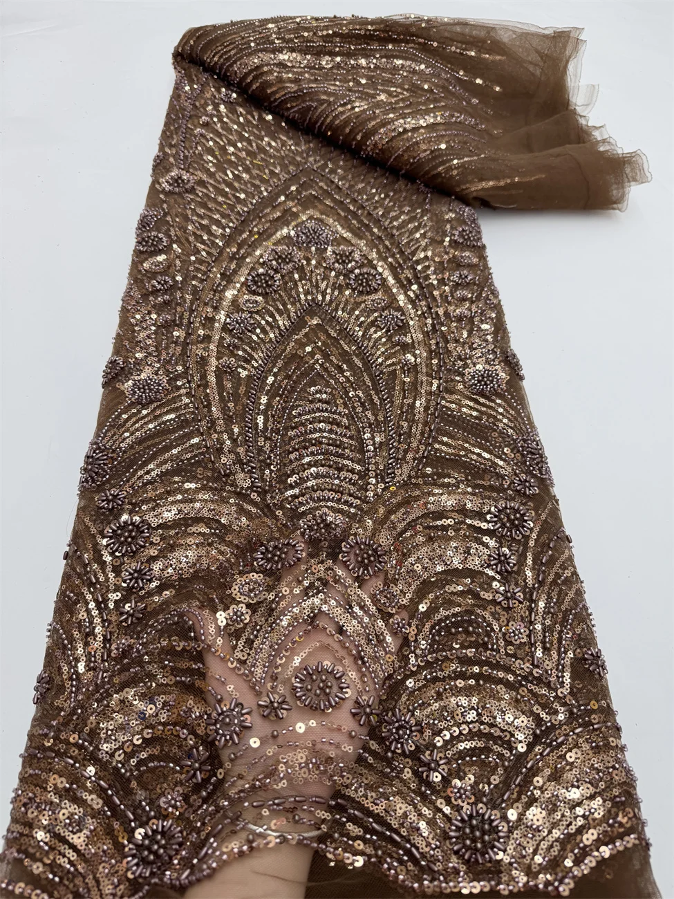Luxury Pearls Sequins African Pink Color 2025 High Quality Beads Groom Nigerian Bridal Embroidery French Tulle Lace Fabric DIY
Luxury Pearls Sequins African Pink Color 2025 High Quality Beads Groom Nigerian Bridal Embroidery French Tulle Lace Fabric DIY