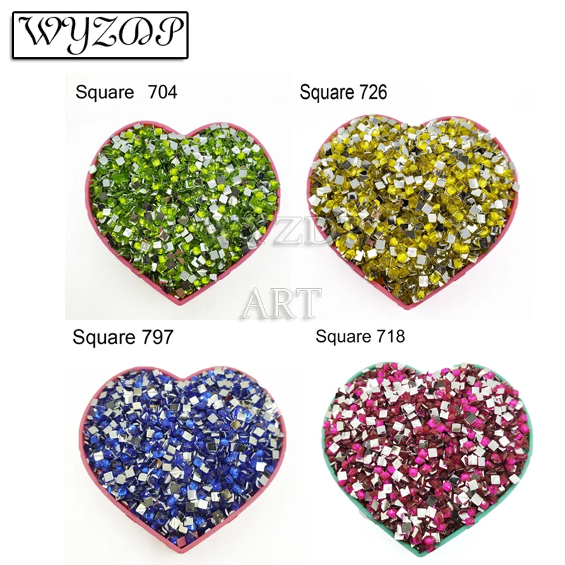 WYZDP Crystal Shiny Stone Square Diamond Embroidery Rhinestones Resin Full Diamond Painting Diamond Art Crystal Decor 700-920
WYZDP Crystal Shiny Stone Square Diamond Embroidery Rhinestones Resin Full Diamond Painting Diamond Art Crystal Decor 700-920